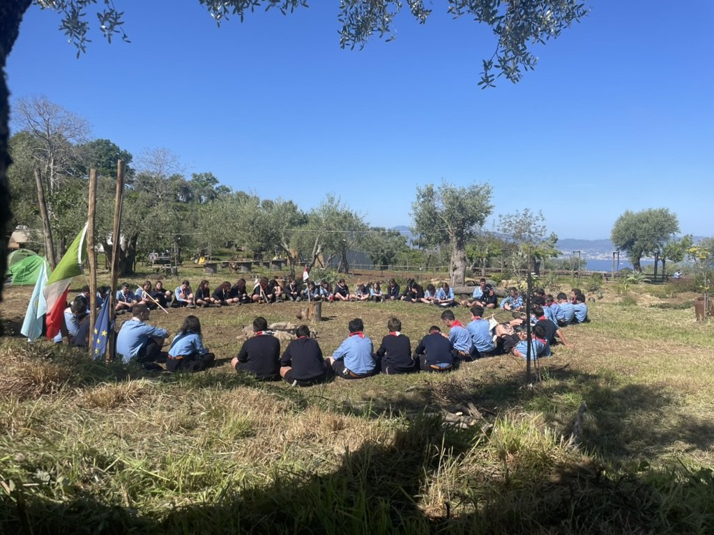 Cerchio scout a Gaya